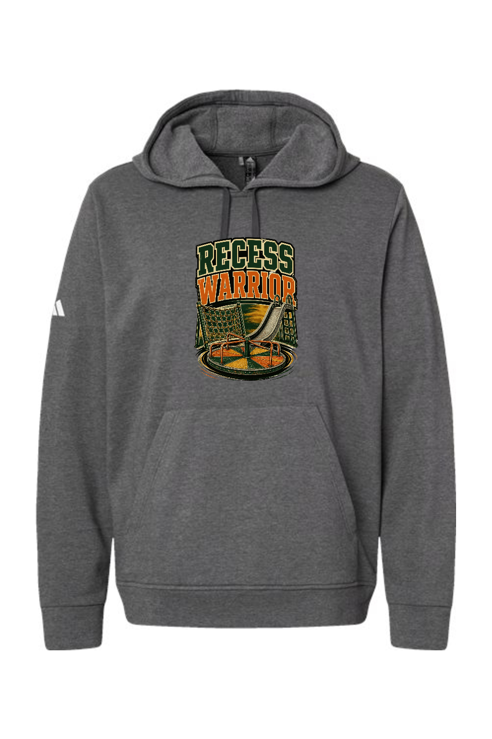 Adidas Fleece Hooded Sweatshirt: Recess Warrior