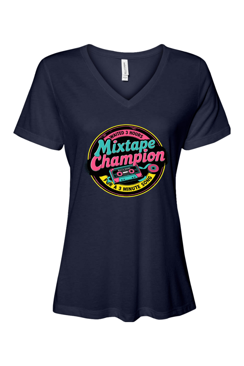 Relaxed Fit Women's V-Neck T-Shirt - MixTape Champion