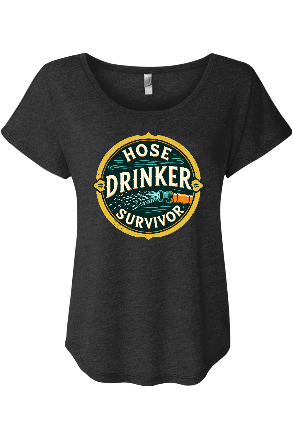 Hose Drinker Survivor Women's Triblend Dolman Tee