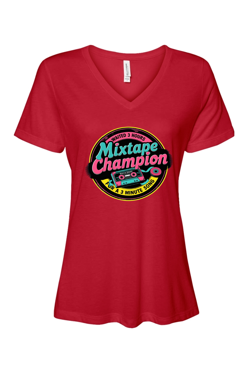 Relaxed Fit Women's V-Neck T-Shirt - MixTape Champion