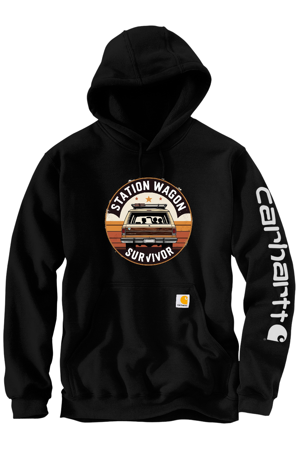 Carhartt Midweight Hooded Sweatshirt: Station Wagon Survivor