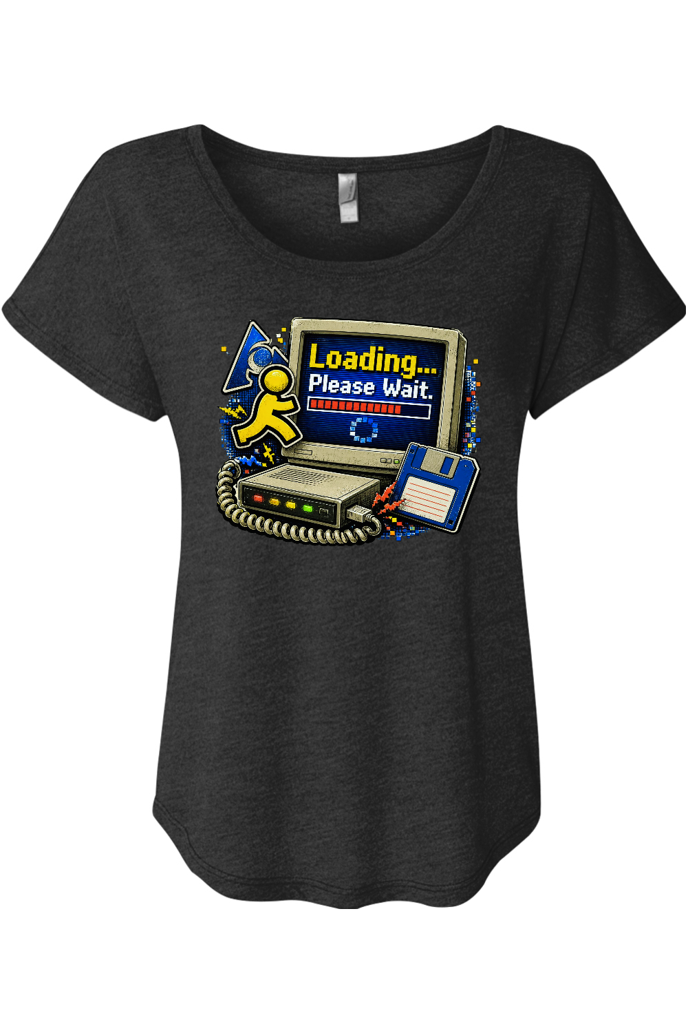Loading... Please Wait. Women's Triblend Dolman Tee