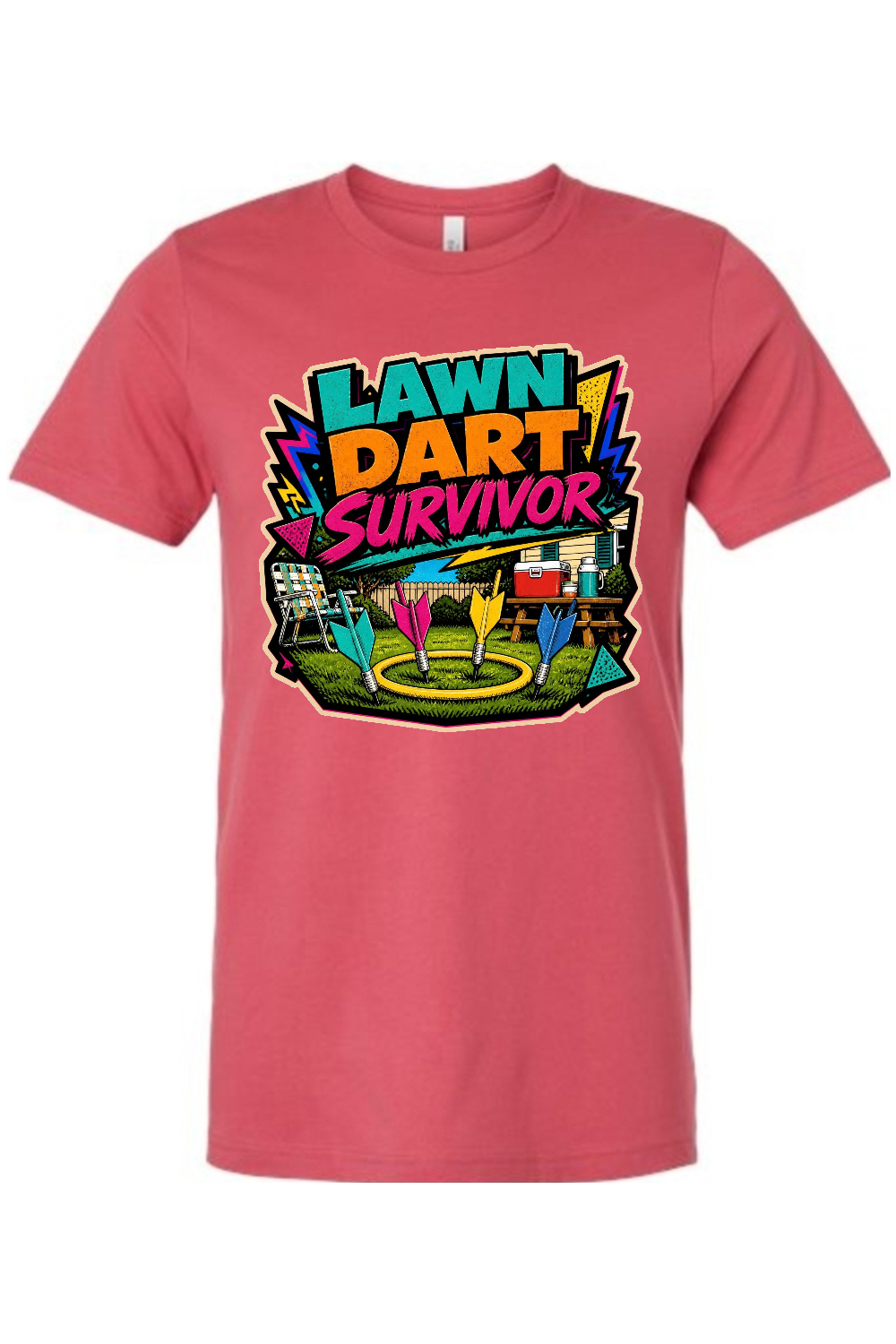 LAWN DART SURVIVOR Gen X Edition Tee