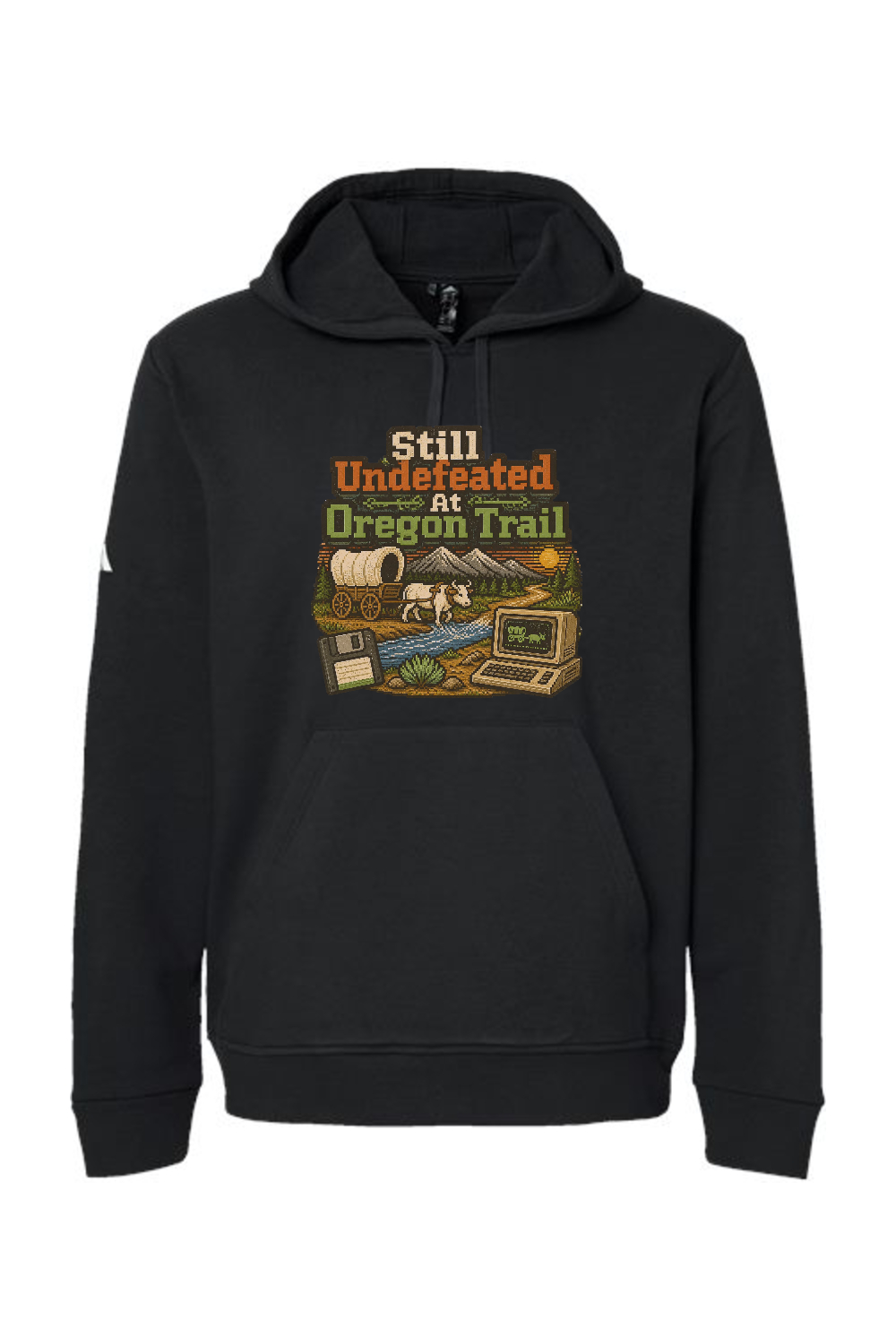 Adidas Fleece Hooded Sweatshirt: Still Undefeated At Oregon Trail