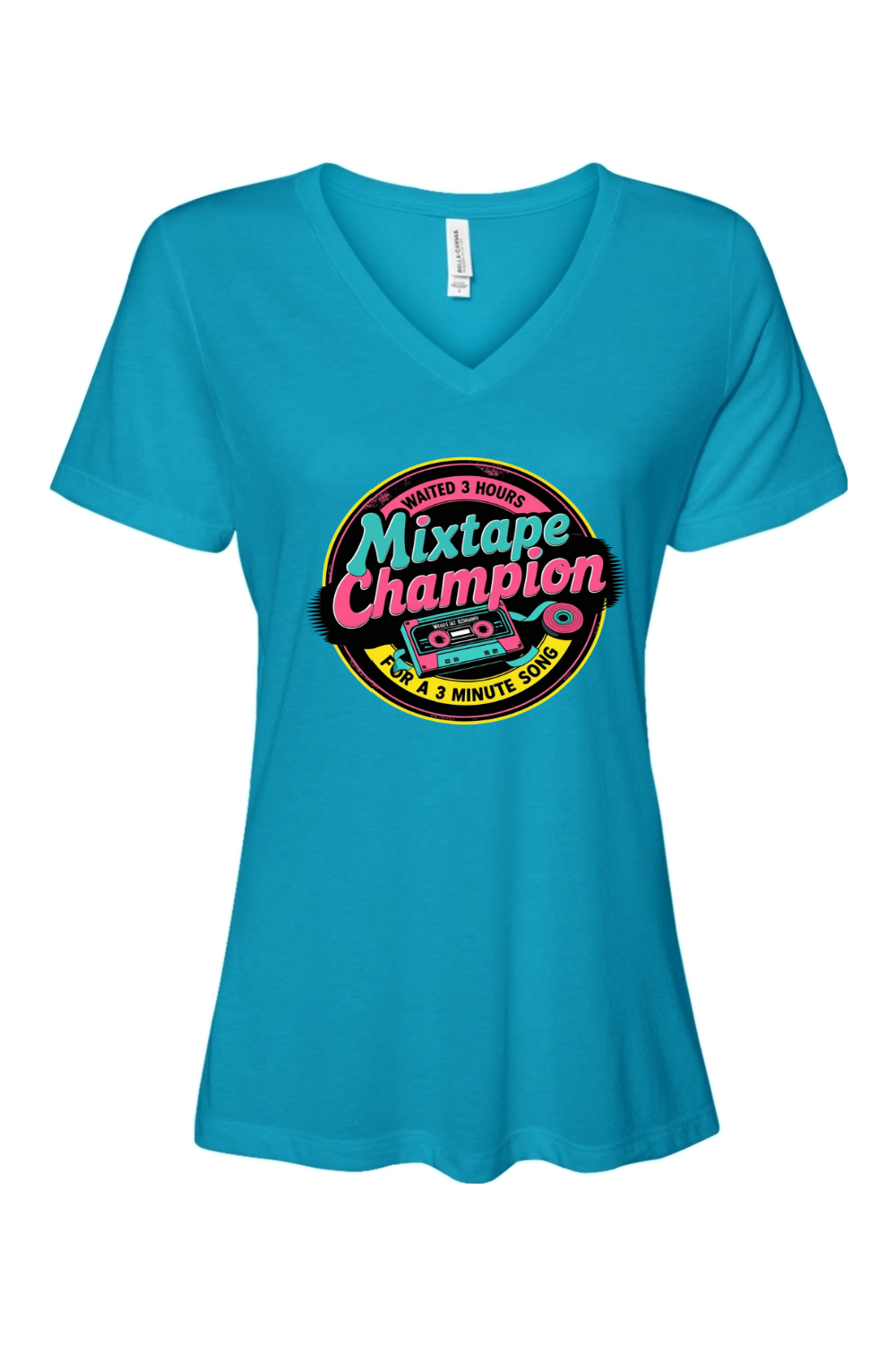 Relaxed Fit Women's V-Neck T-Shirt - MixTape Champion