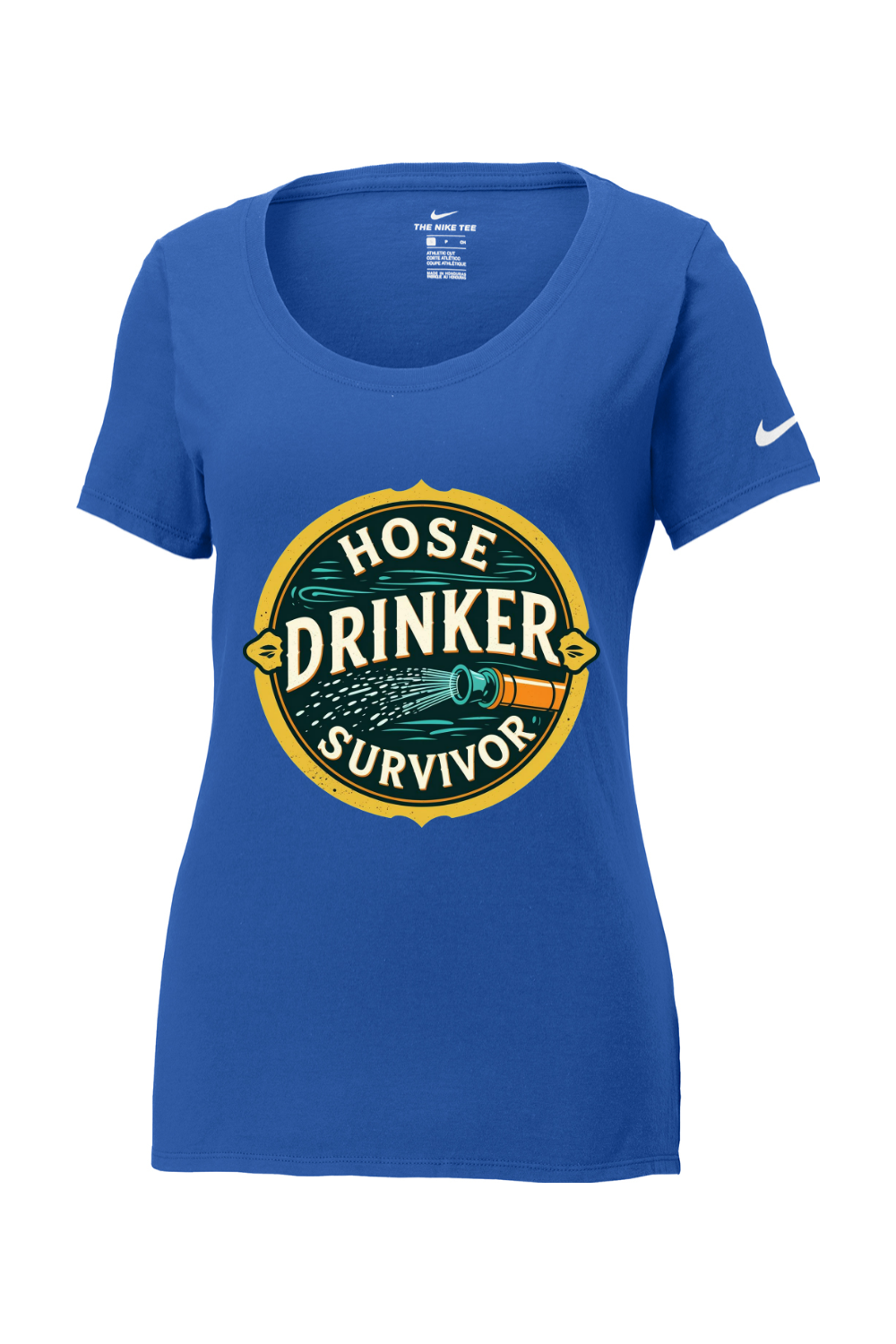 Nike Women's Cotton T-Shirt - Hose Drinker Survivor