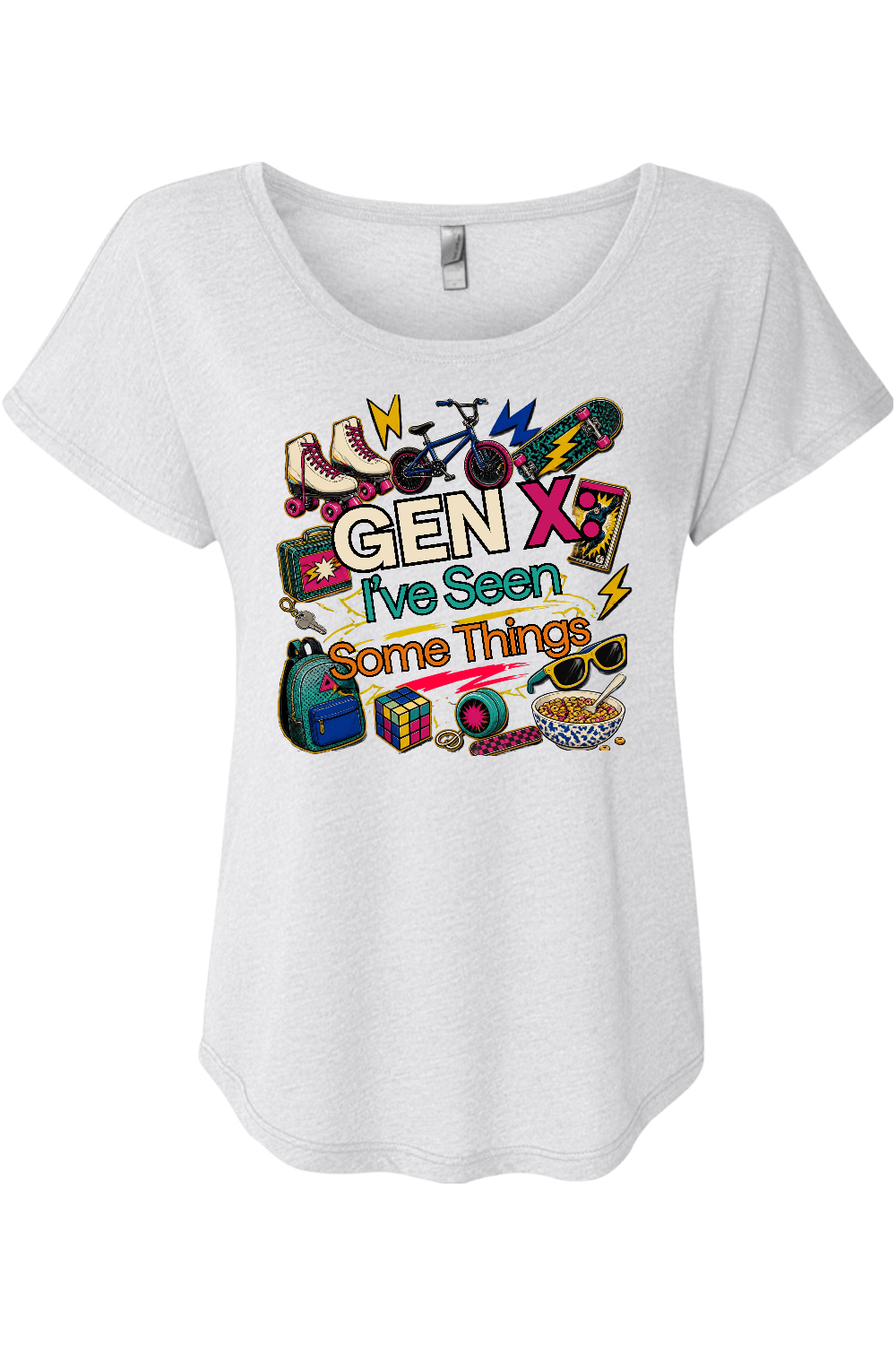 I've Seen Some Things Women's Triblend Dolman Tee