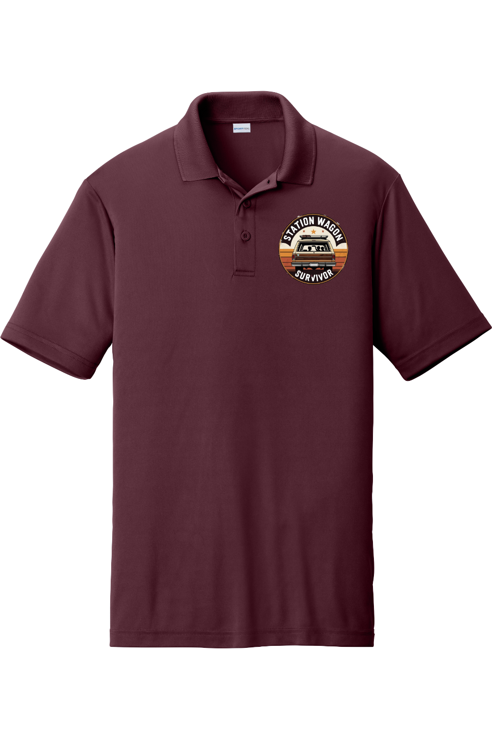 Moisture-Wicking Polo - Station Wagon Survivor