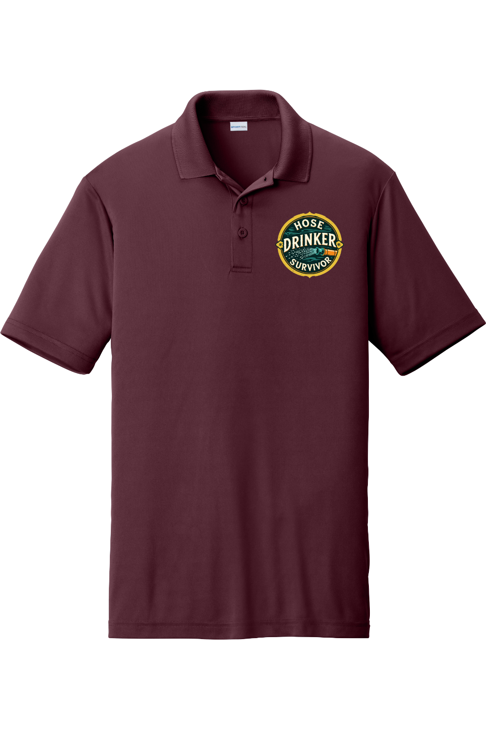 Moisture-Wicking Polo - Hose Drinker Survivor
