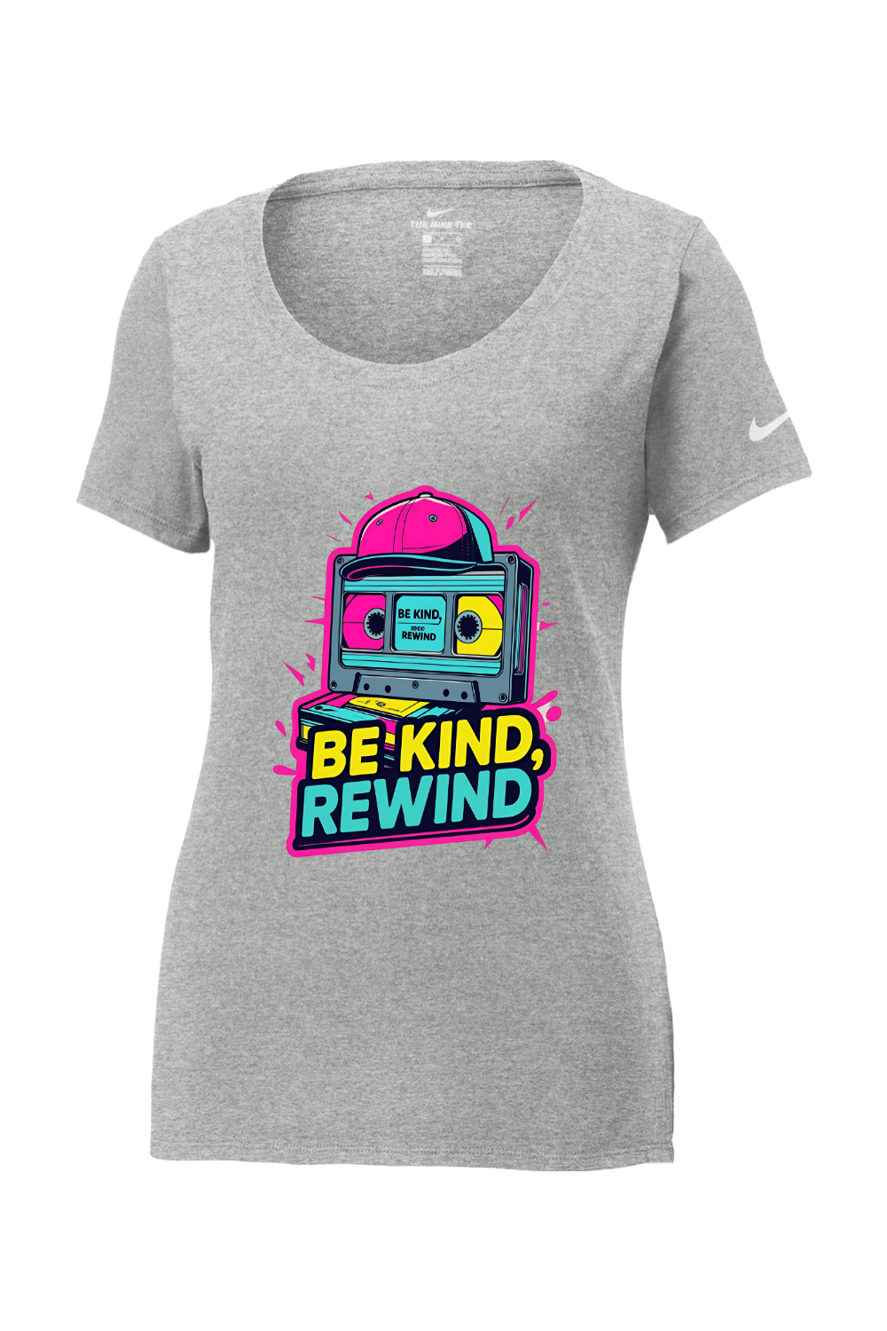 Nike Women's Cotton T-Shirt - Be Kind Rewind