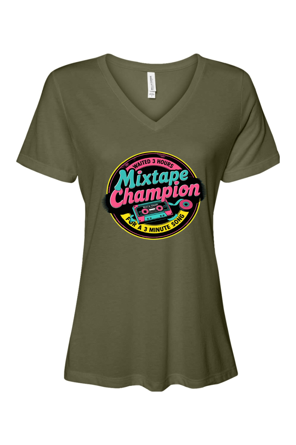Relaxed Fit Women's V-Neck T-Shirt - MixTape Champion