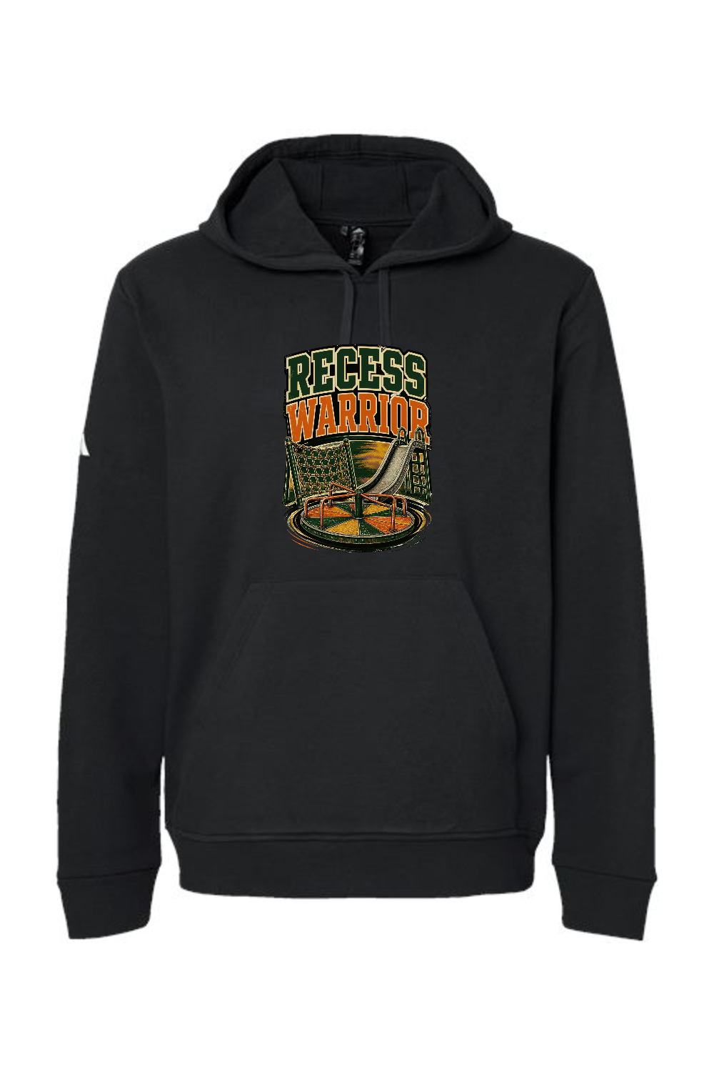 Adidas Fleece Hooded Sweatshirt: Recess Warrior