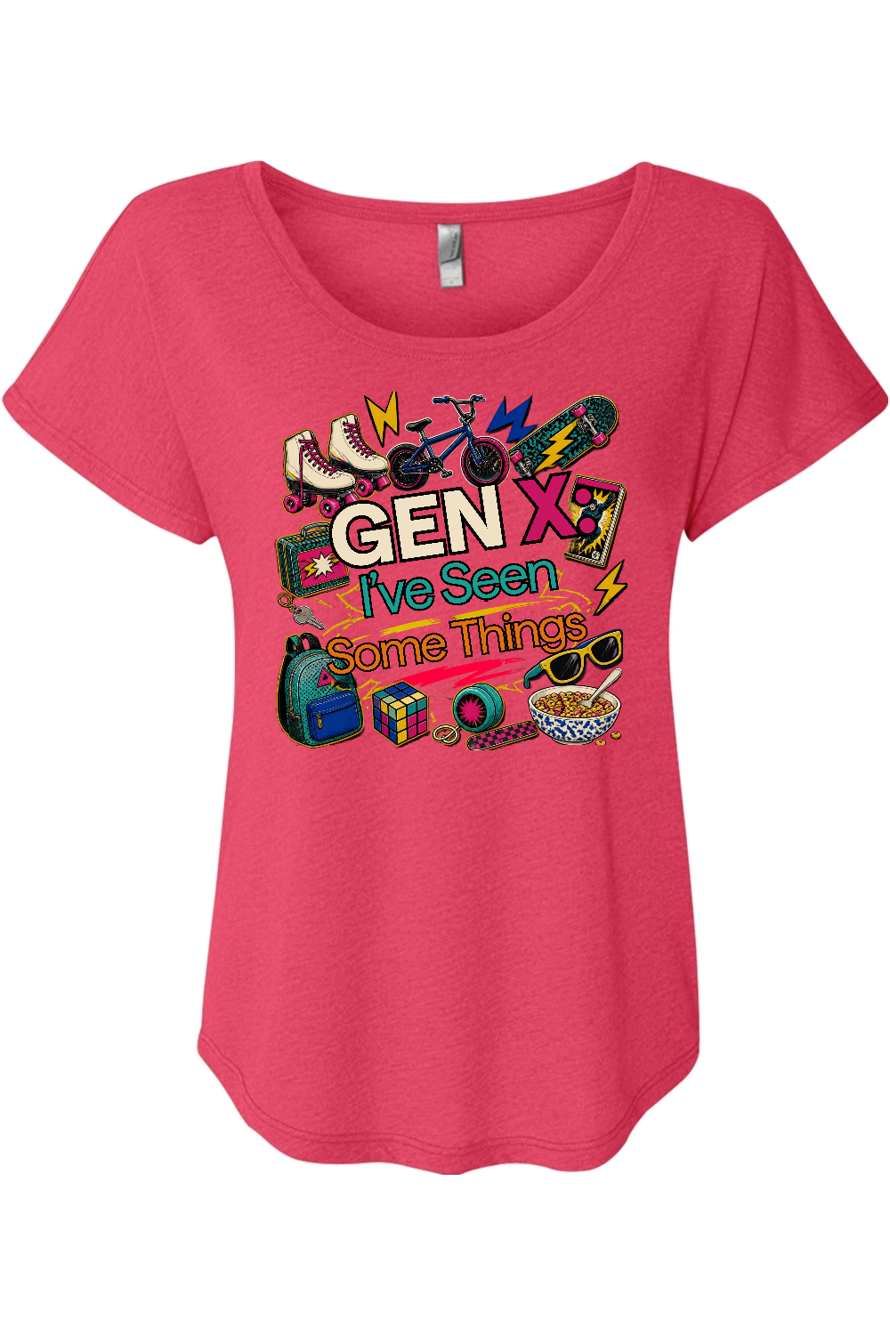 I've Seen Some Things Women's Triblend Dolman Tee