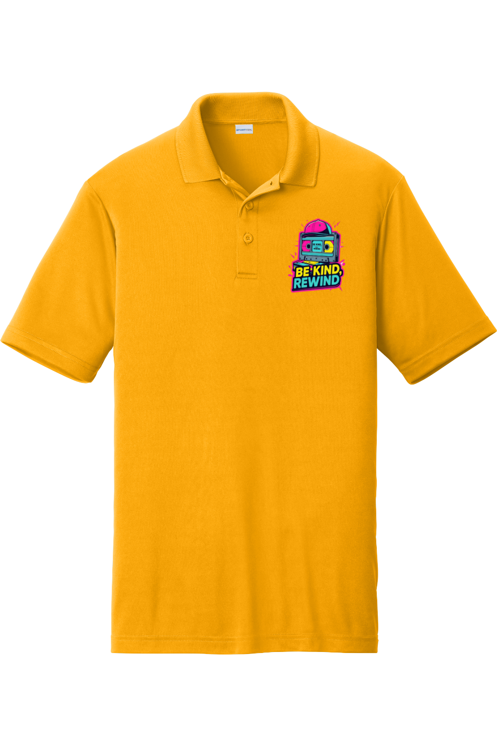 Moisture-Wicking Polo - Be Kind Rewind