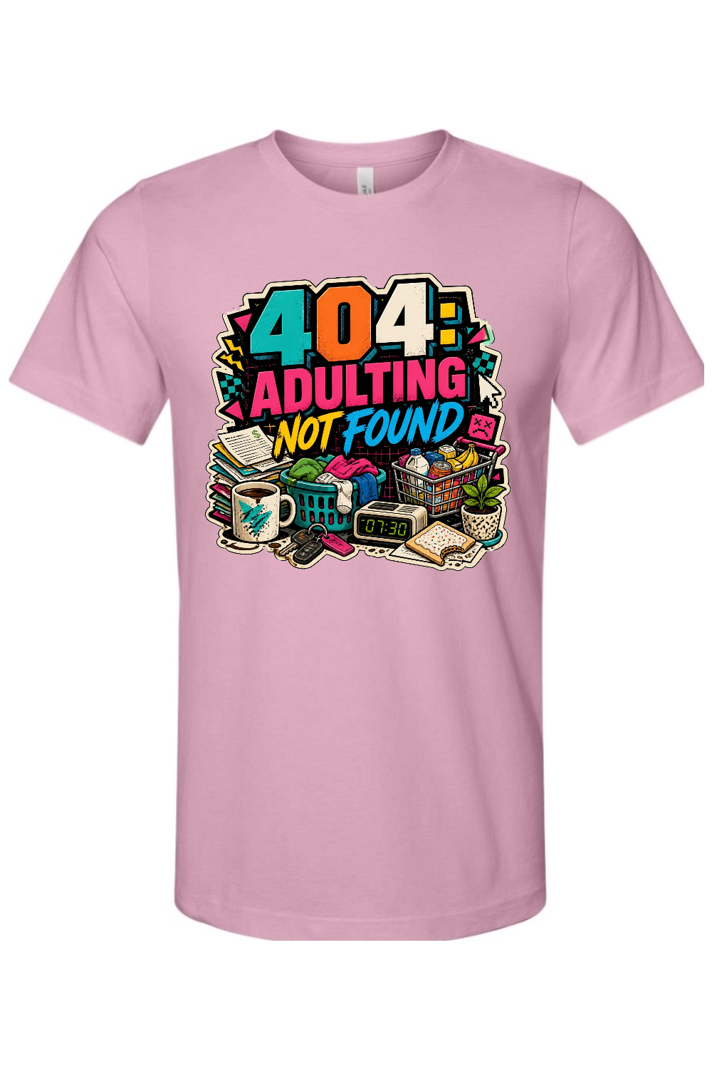 404 Adulting Not Found Gen X Edition Tee