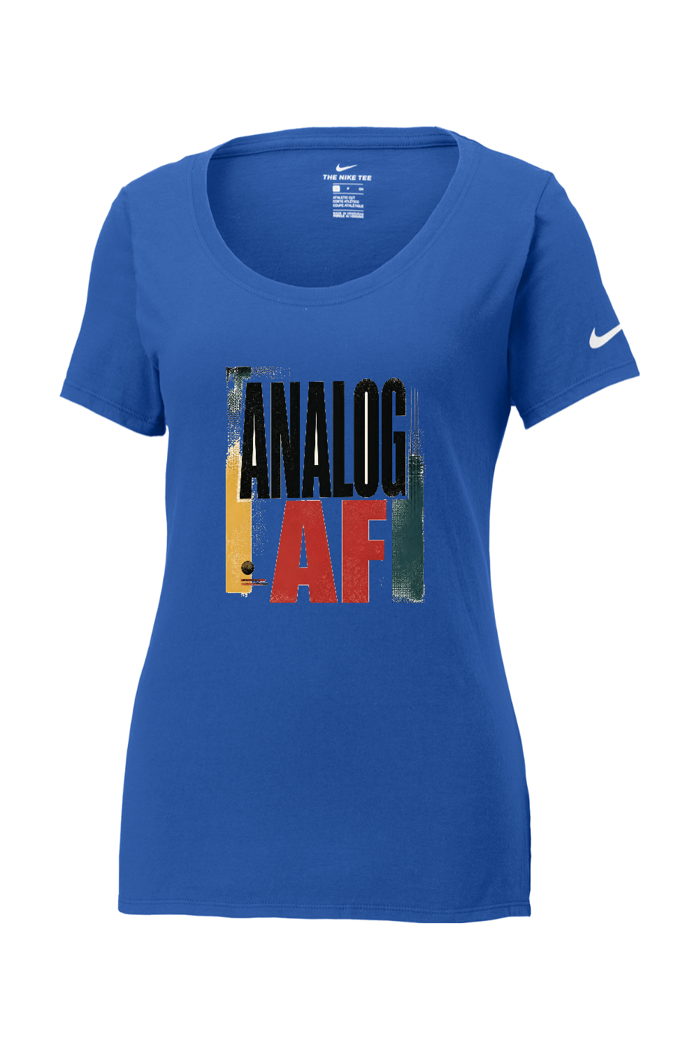 Nike Ladies Core Cotton Scoop Neck Tee: Analog AF