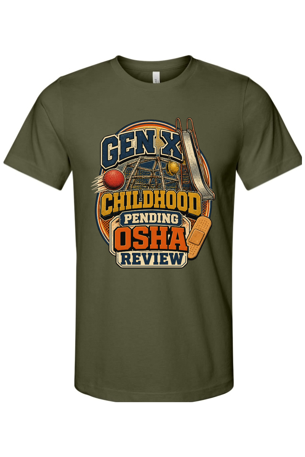 GEN X CHILDHOOD PENDING OSHA REVIEW Gen X Edition Tee