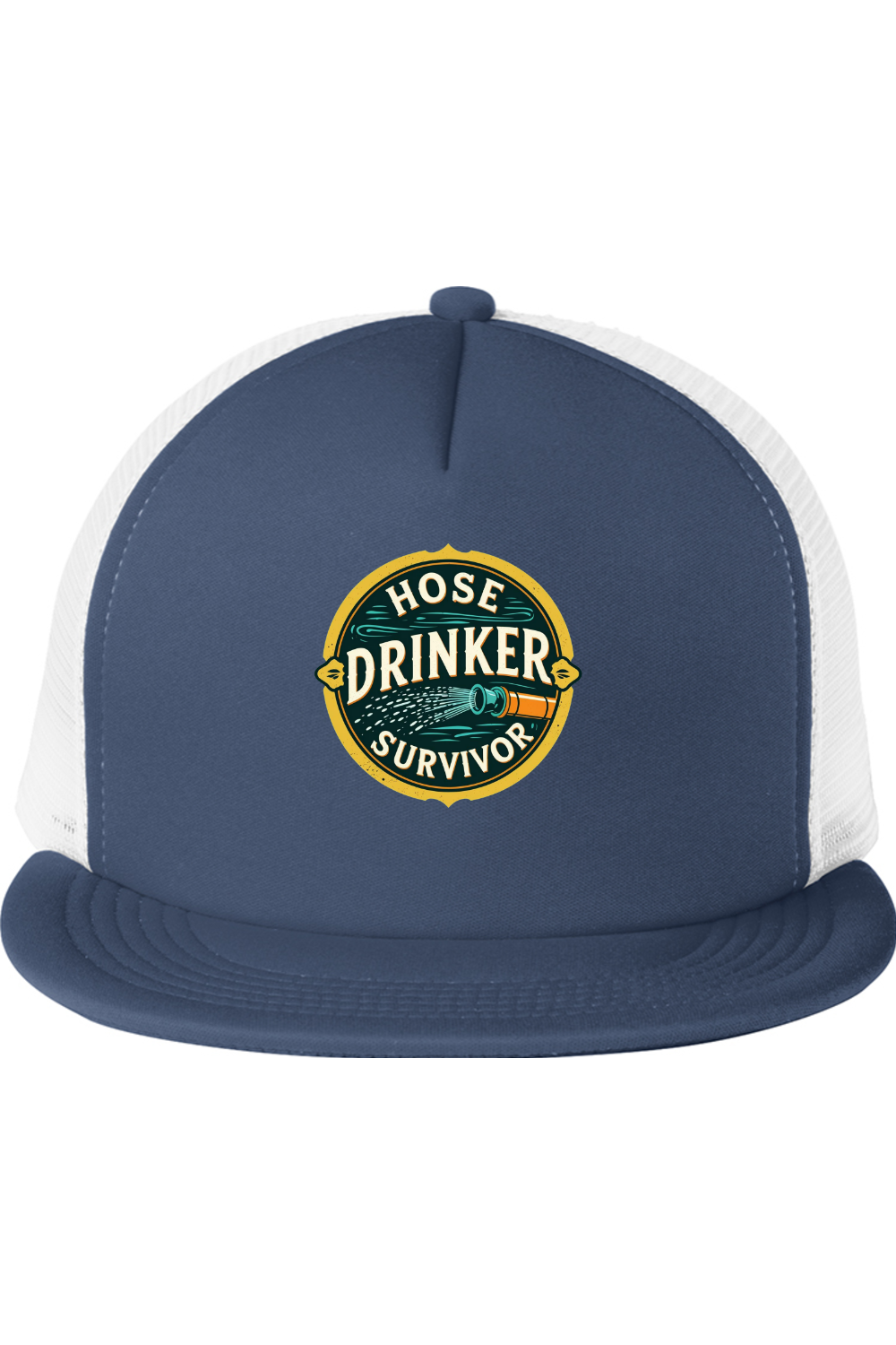 Trucker Style Snapback Cap with Hose Drinker Survivor