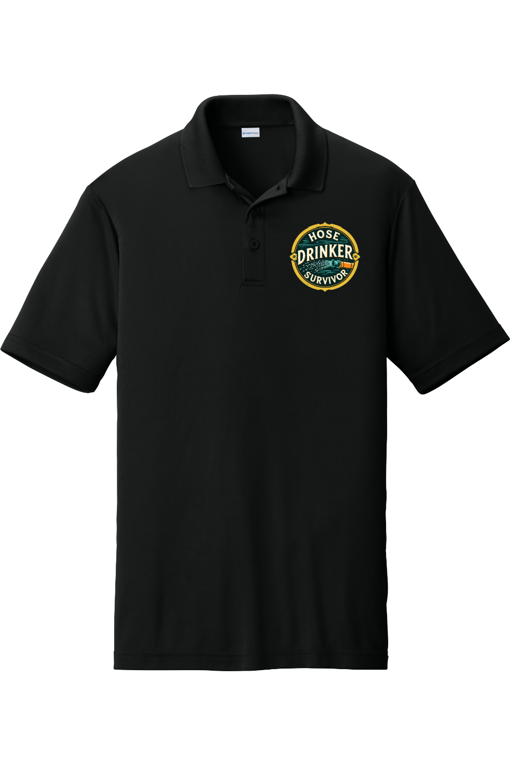 Moisture-Wicking Polo - Hose Drinker Survivor