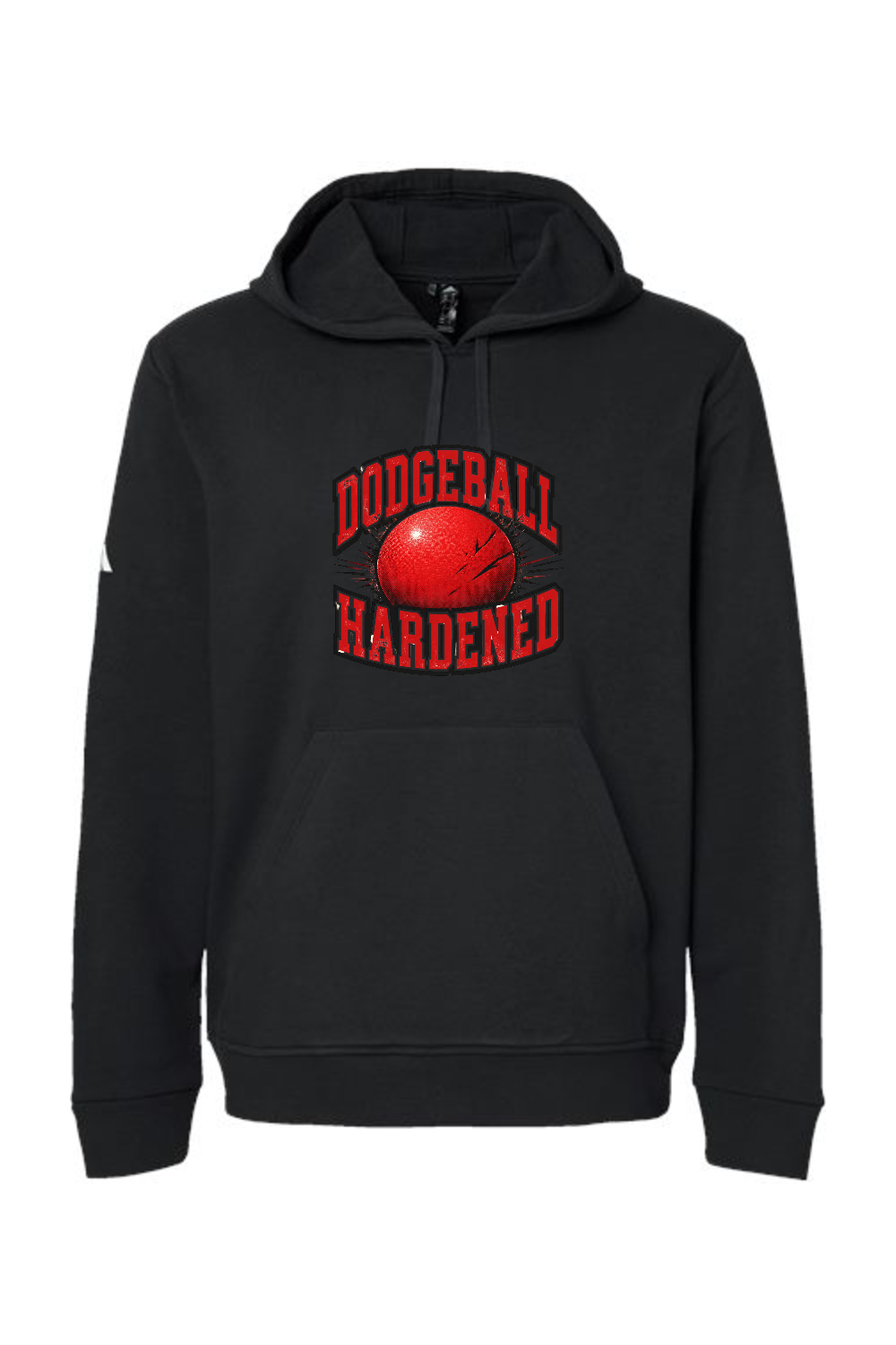 Adidas Fleece Hooded Sweatshirt: Dodgeball Hardened