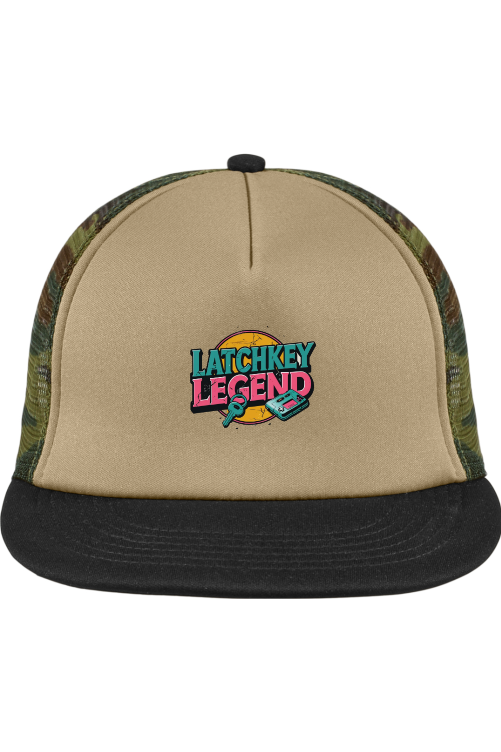Trucker Style Snapback Cap with Latchkey Legend