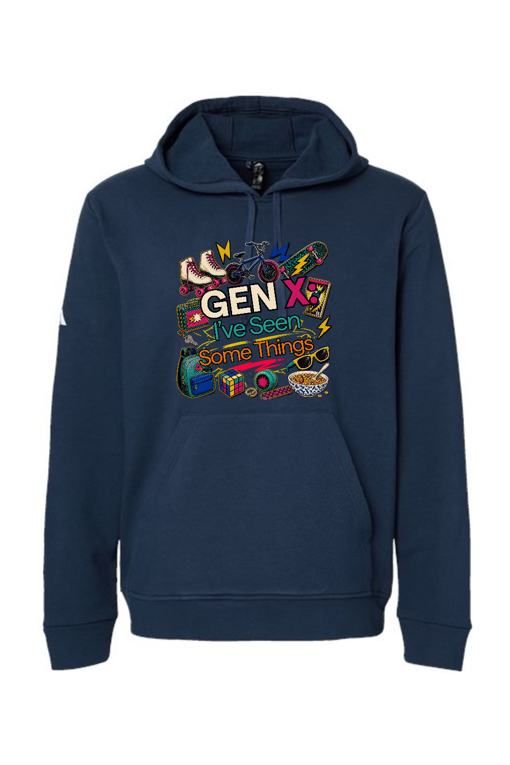 Adidas Fleece Hooded Sweatshirt: I've Seen Some Things