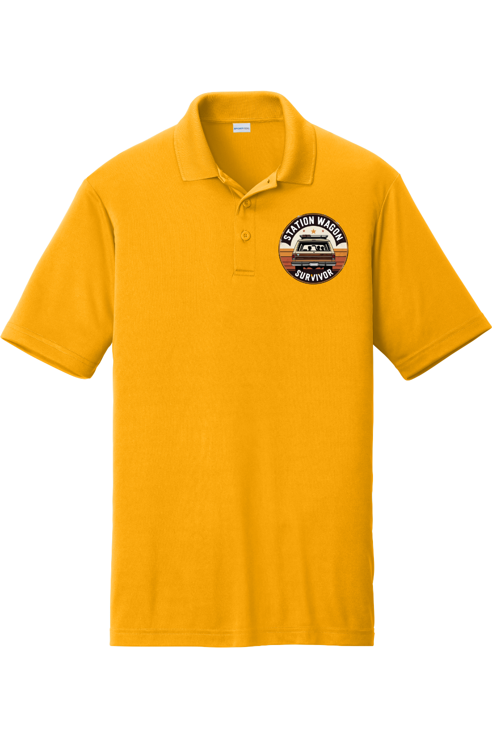 Moisture-Wicking Polo - Station Wagon Survivor