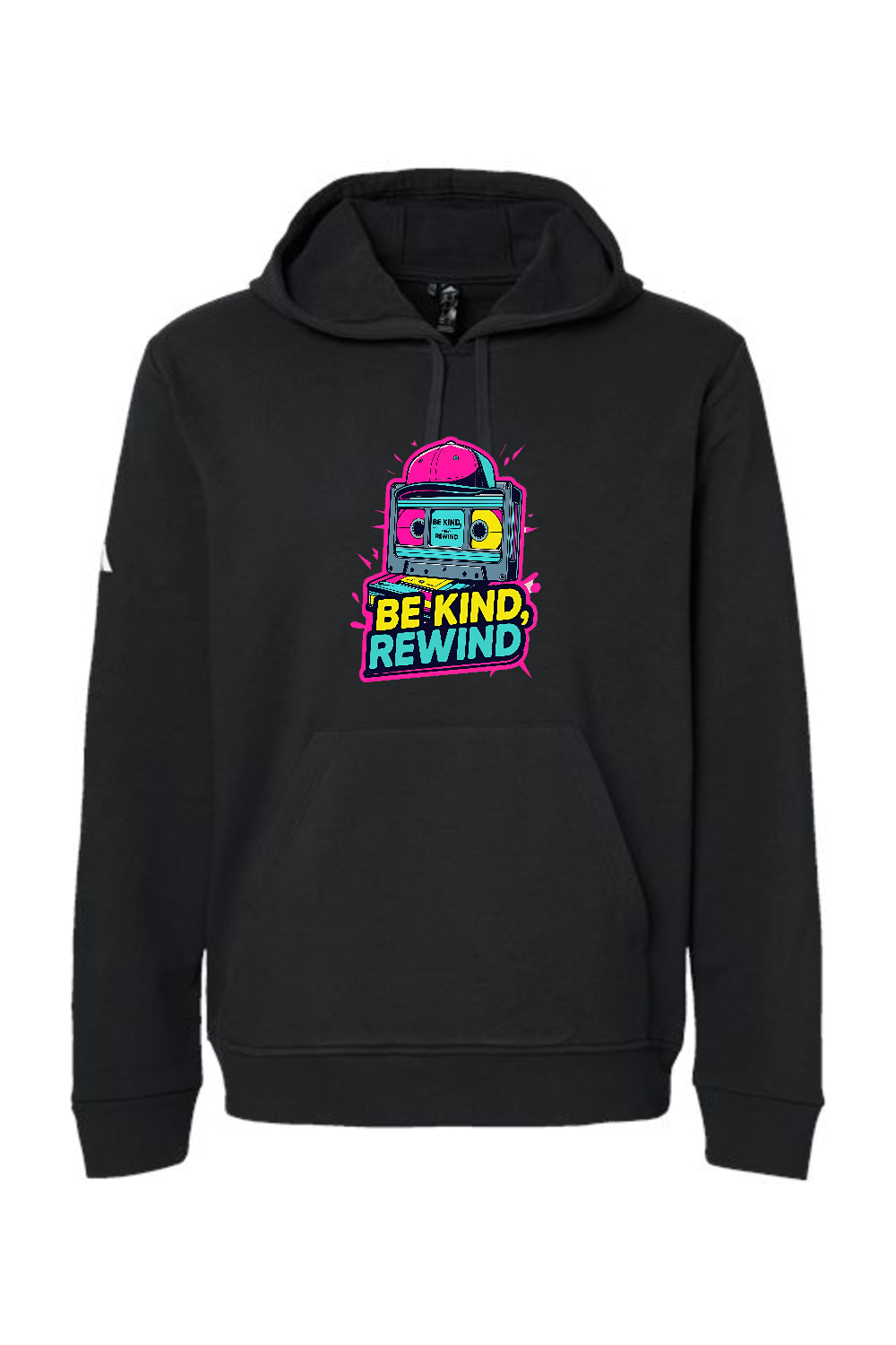 Adidas Fleece Hooded Sweatshirt: Be Kind Rewind