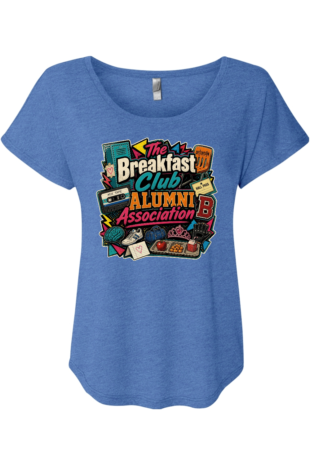 The Breakfast Club Alumni Association Women's Triblend Dolman Tee
