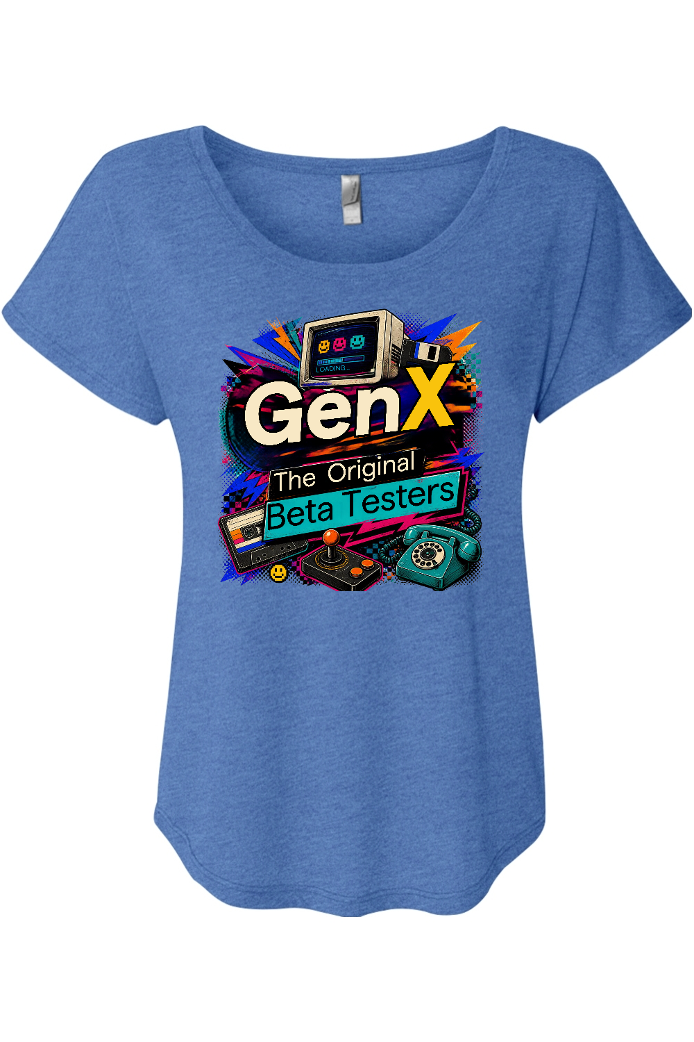Gen X The Original Beta Testers Women's Triblend Dolman Tee