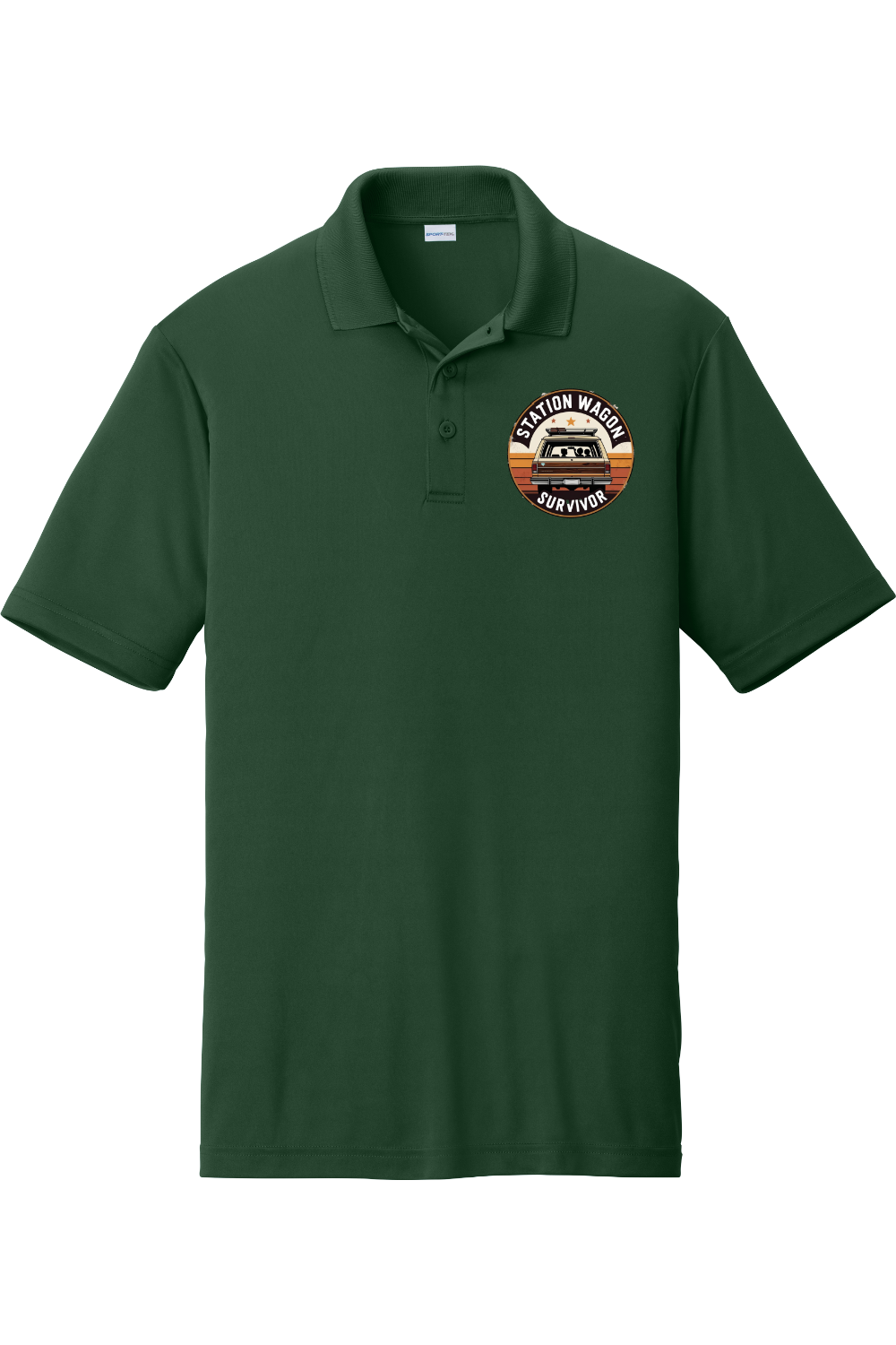 Moisture-Wicking Polo - Station Wagon Survivor
