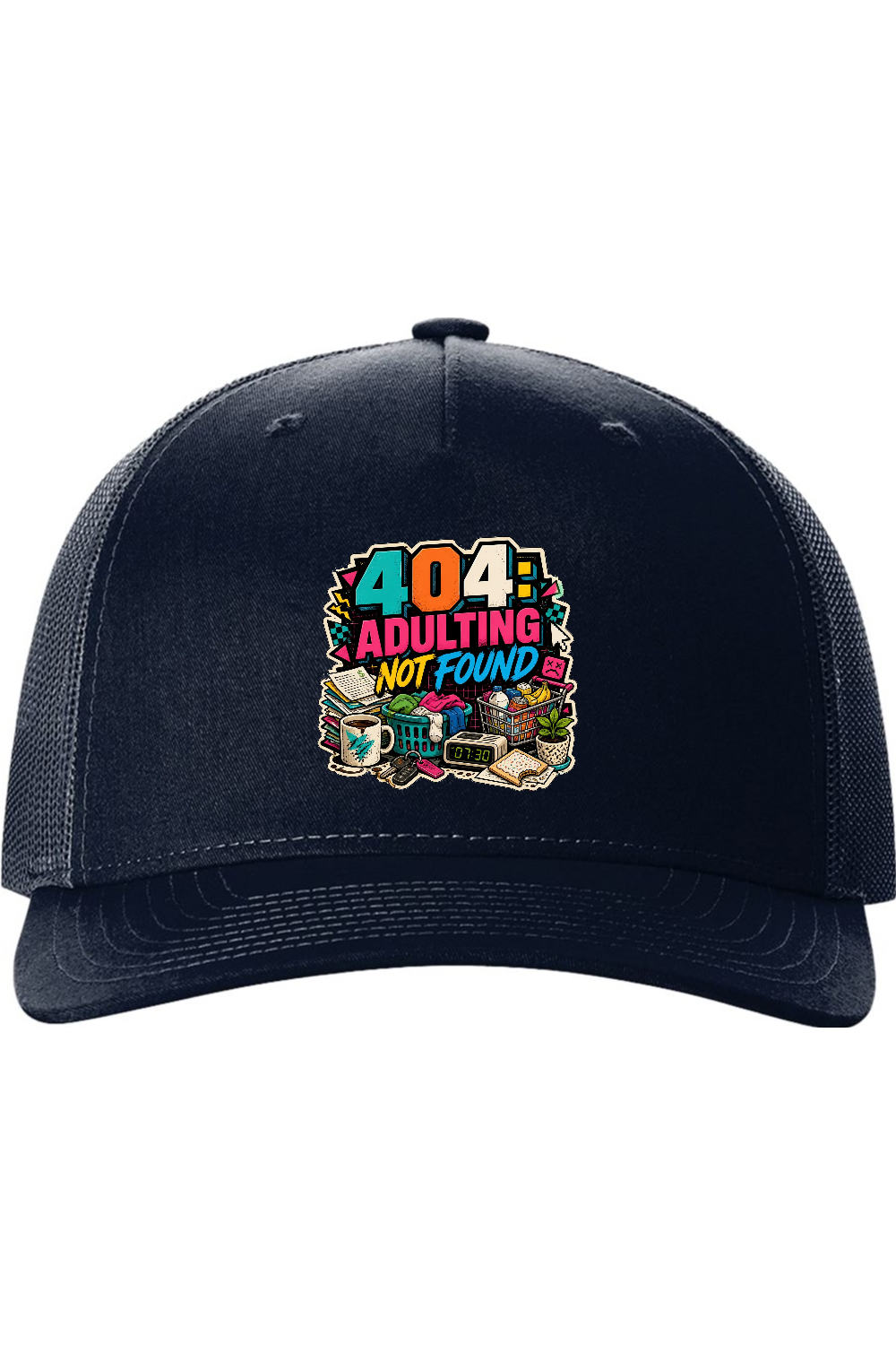 Richardson Trucker Cap: 404 Adulting Not Found