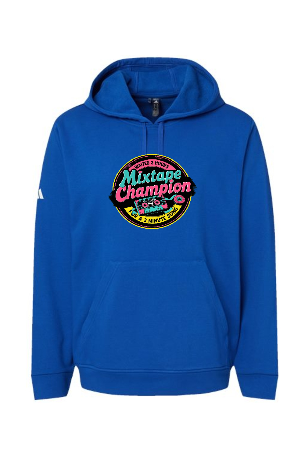 Adidas Fleece Hooded Sweatshirt: MixTape Champion