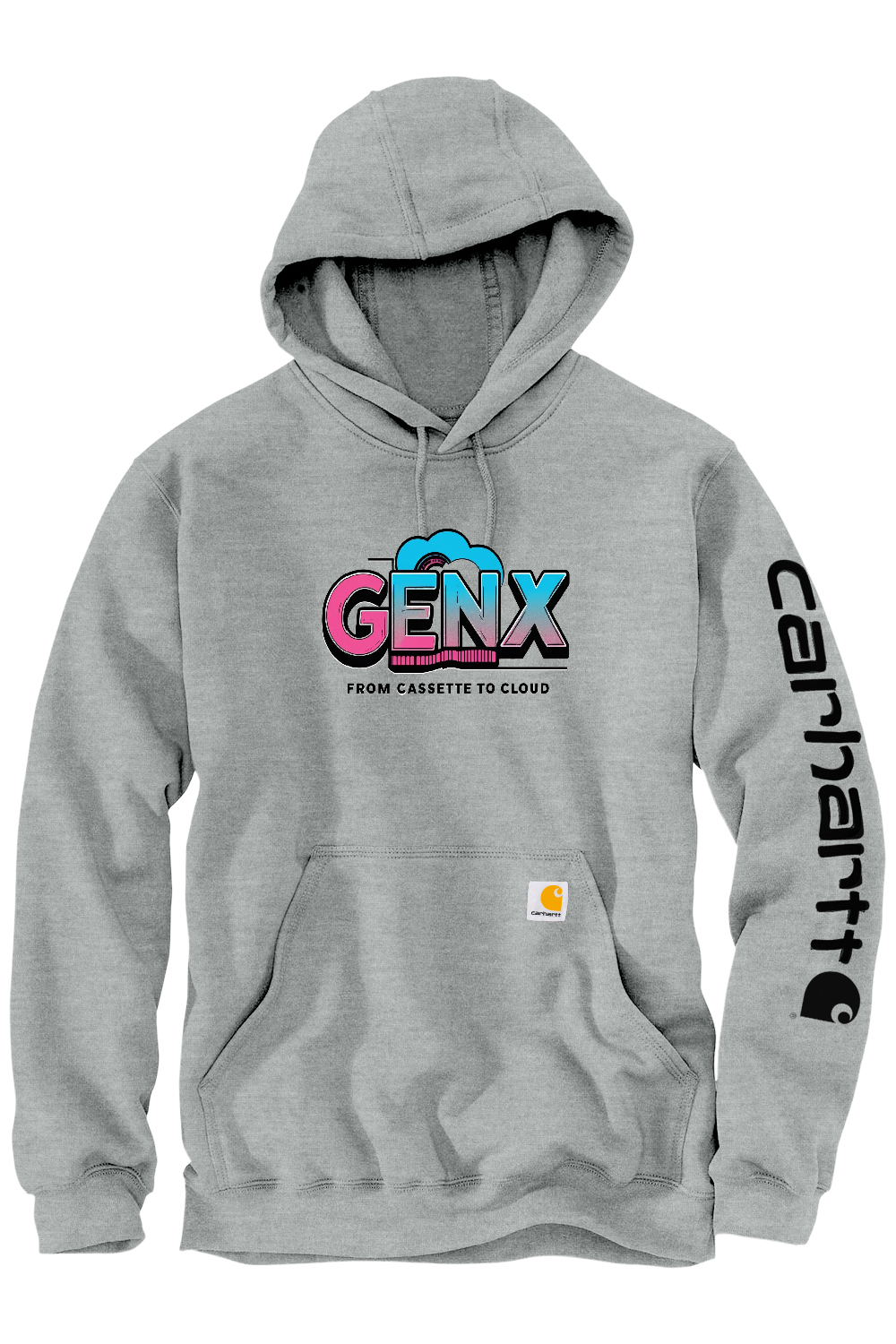 Carhartt Midweight Hooded Sweatshirt: GENX-From Cassette To Cloud
