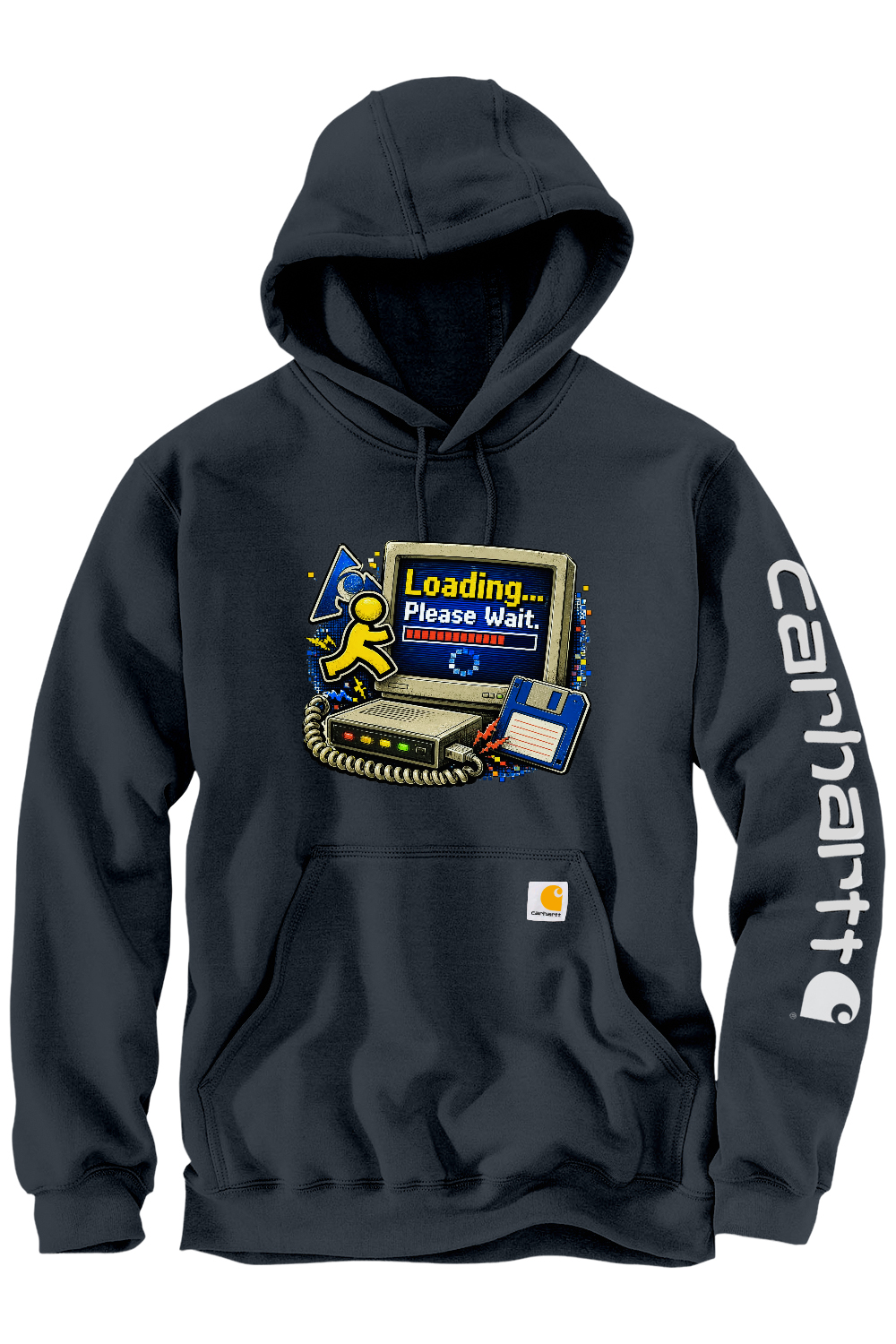 Carhartt Midweight Hooded Sweatshirt: Loading... Please Wait.