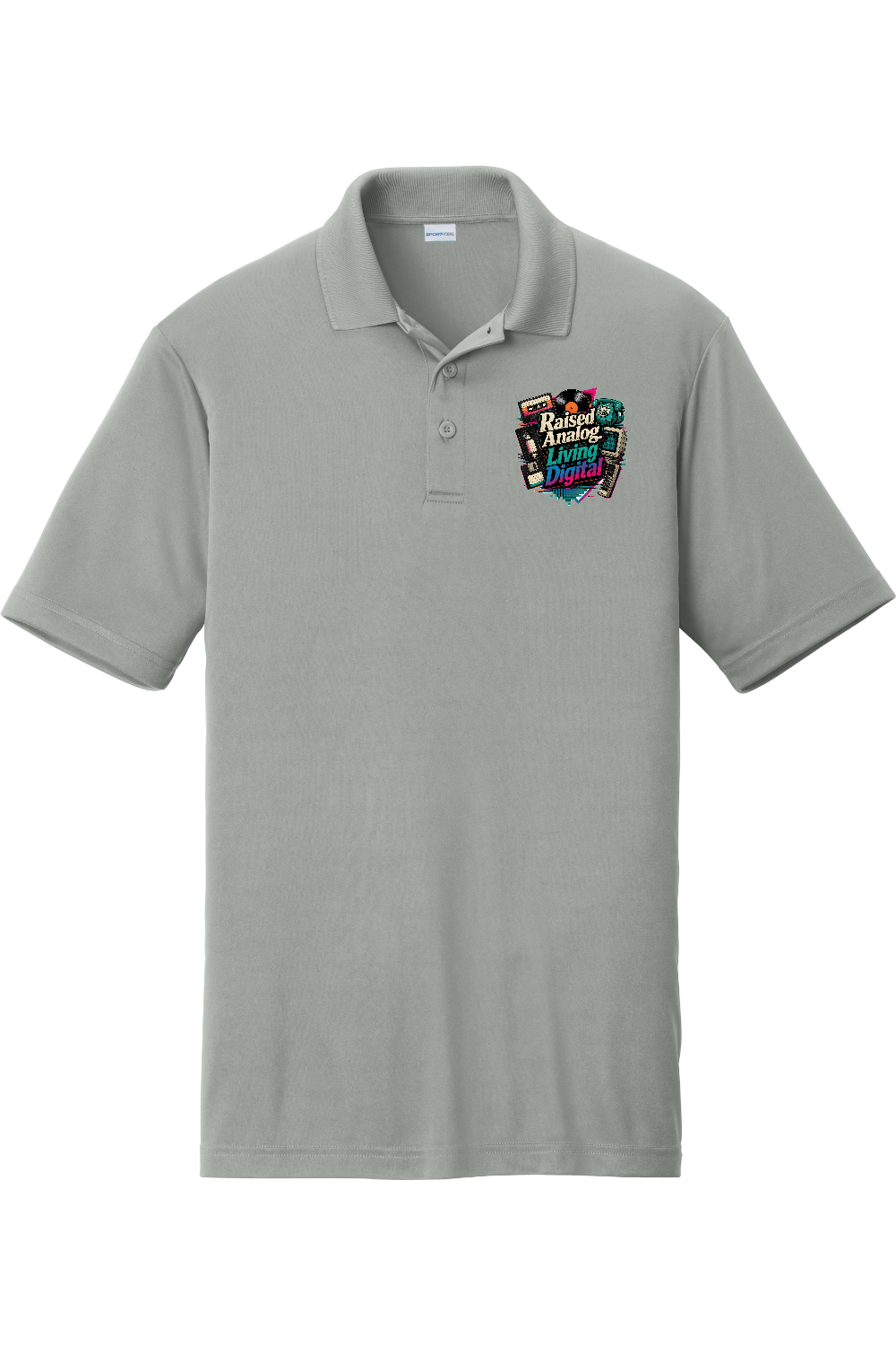 Competitor Polo: Raised Analog. Living Digital
