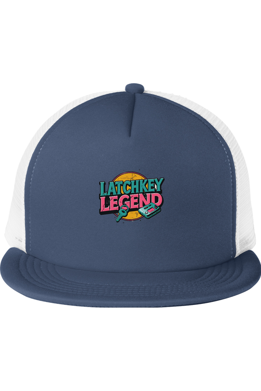 Trucker Style Snapback Cap with Latchkey Legend