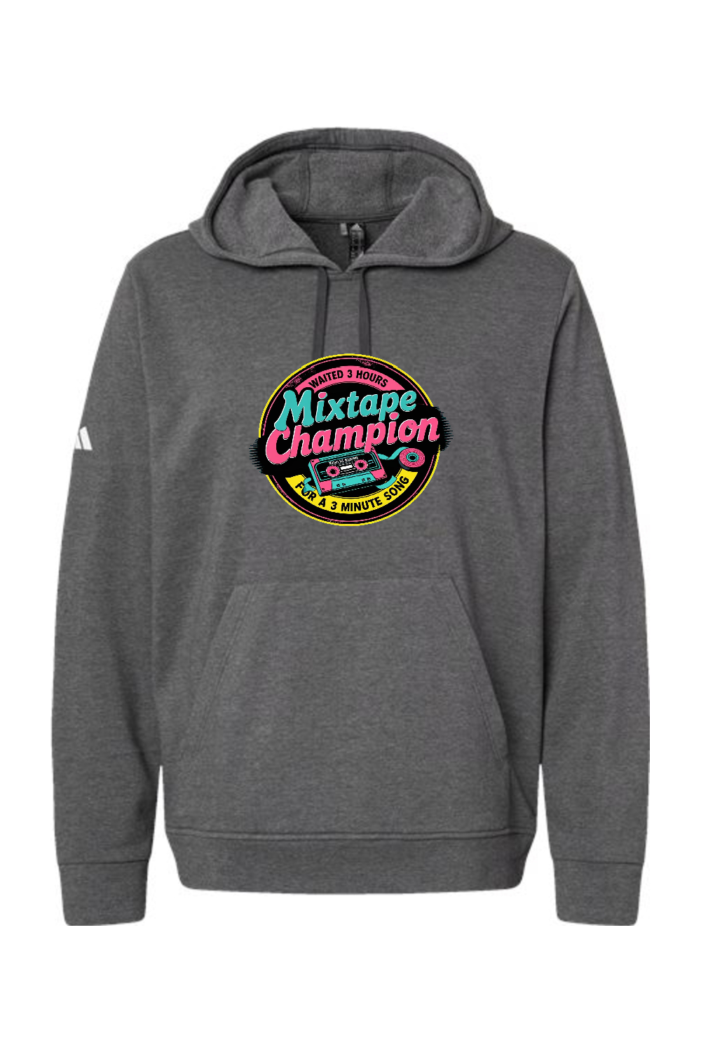 Adidas Fleece Hooded Sweatshirt: MixTape Champion