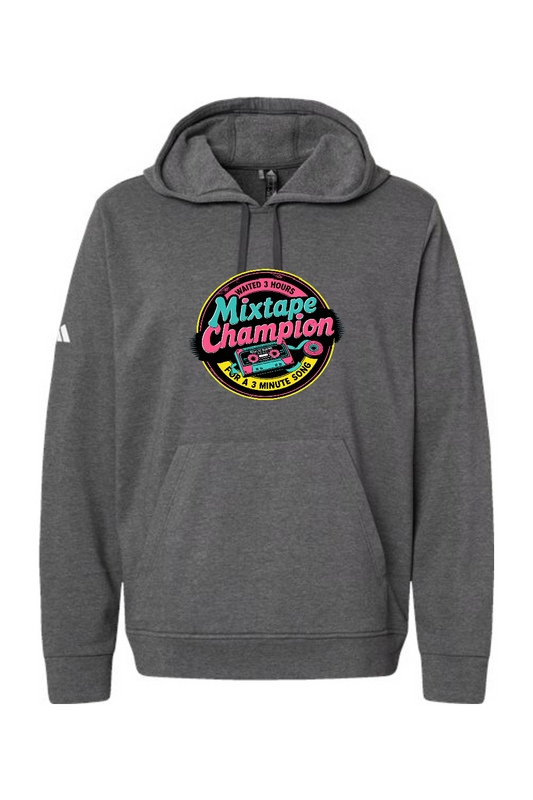 Adidas Fleece Hooded Sweatshirt: MixTape Champion