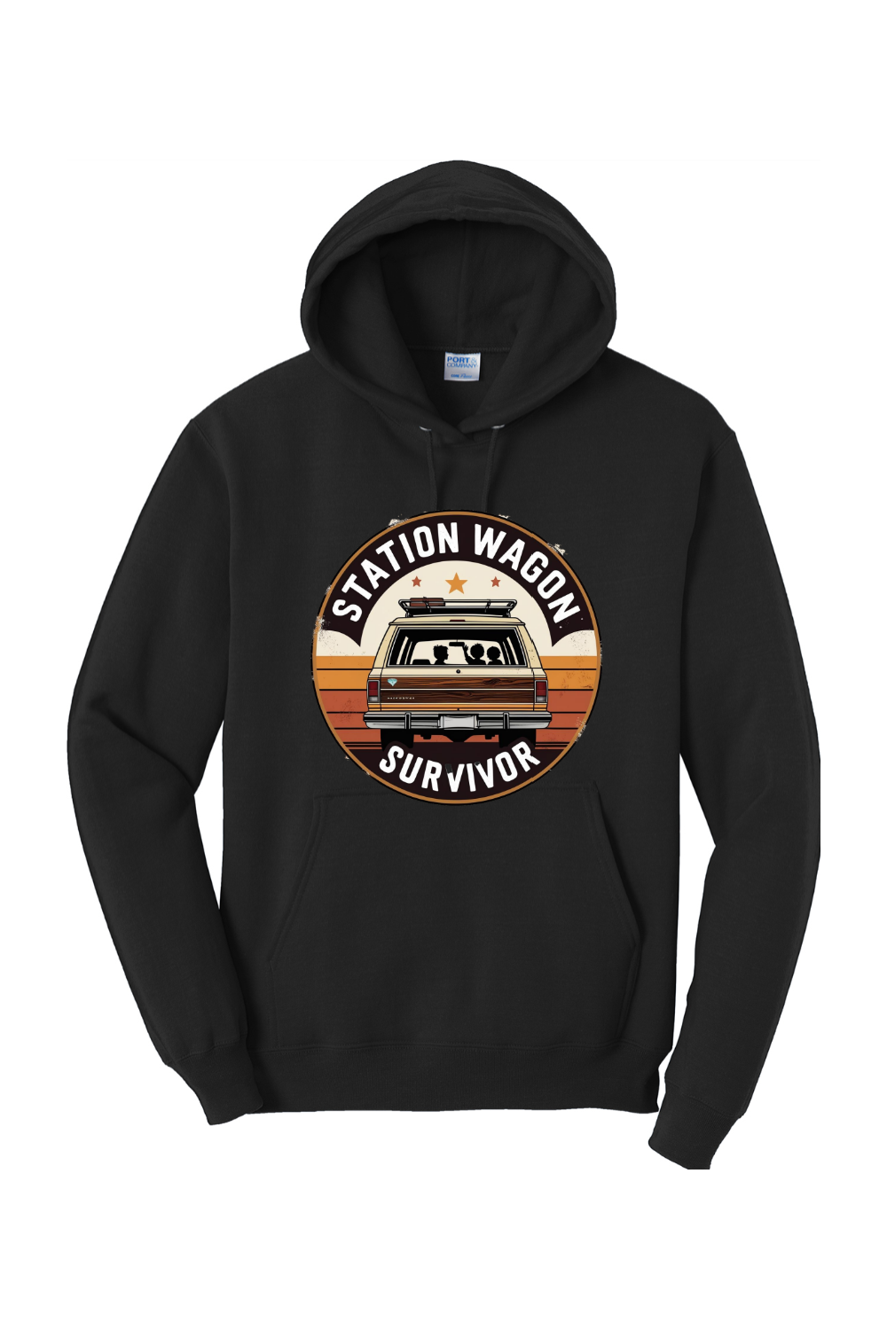 Fleece Pullover Hoodie - Station Wagon Survivor