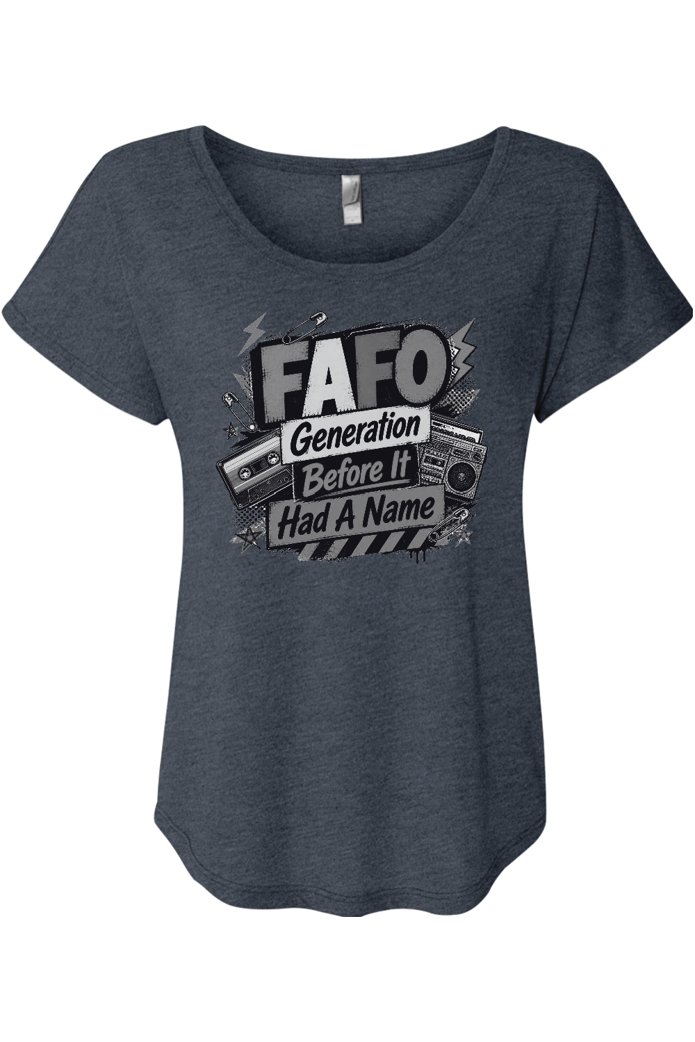 FAFO Generation Before It Had A Name Women's Triblend Dolman Tee