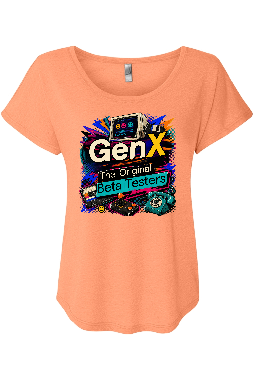 Gen X The Original Beta Testers Women's Triblend Dolman Tee