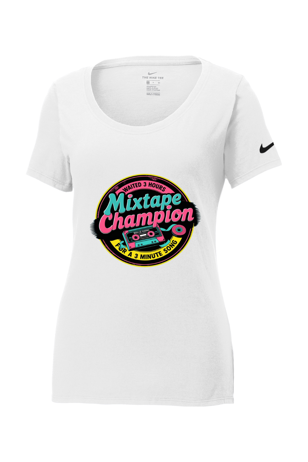 Nike Women's Cotton T-Shirt - MixTape Champion