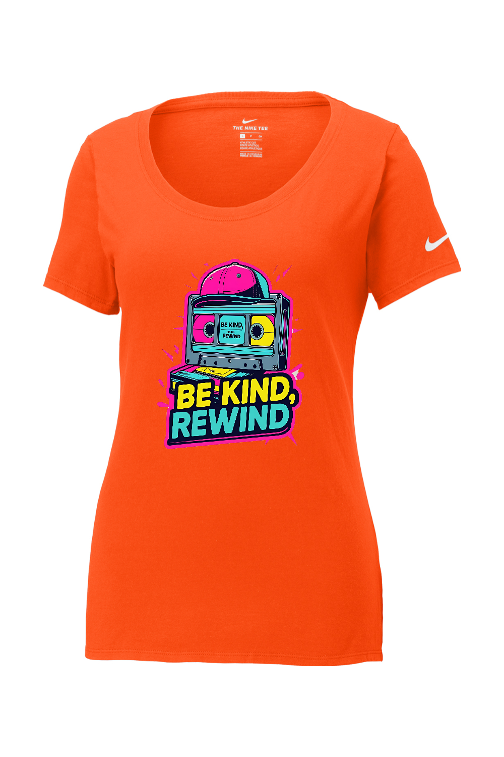 Nike Ladies Core Cotton Scoop Neck Tee: Be Kind Rewind