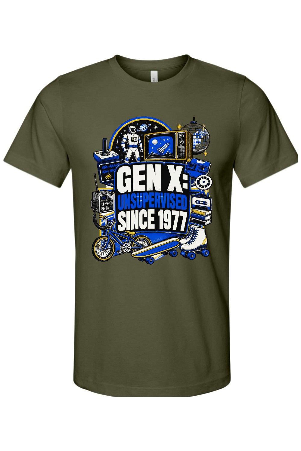 GEN X UNSUPERVISED SINCE 1977 Gen X Edition Tee