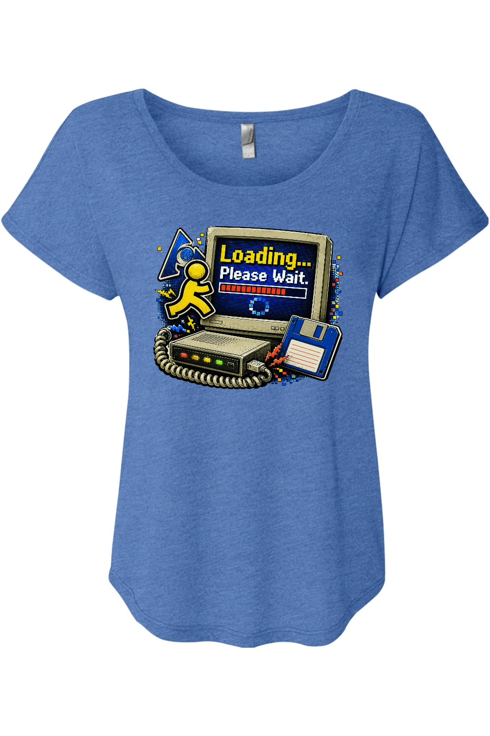 Loading... Please Wait. Women's Triblend Dolman Tee