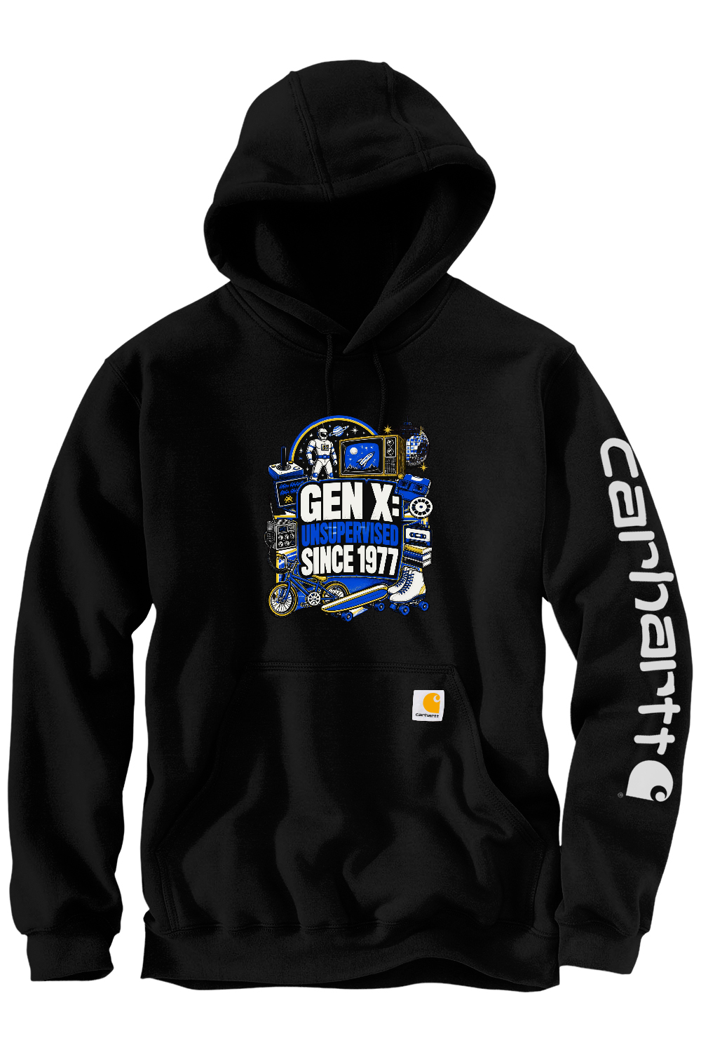 Carhartt Midweight Hooded Sweatshirt: GEN X Unsupervised Since 1977