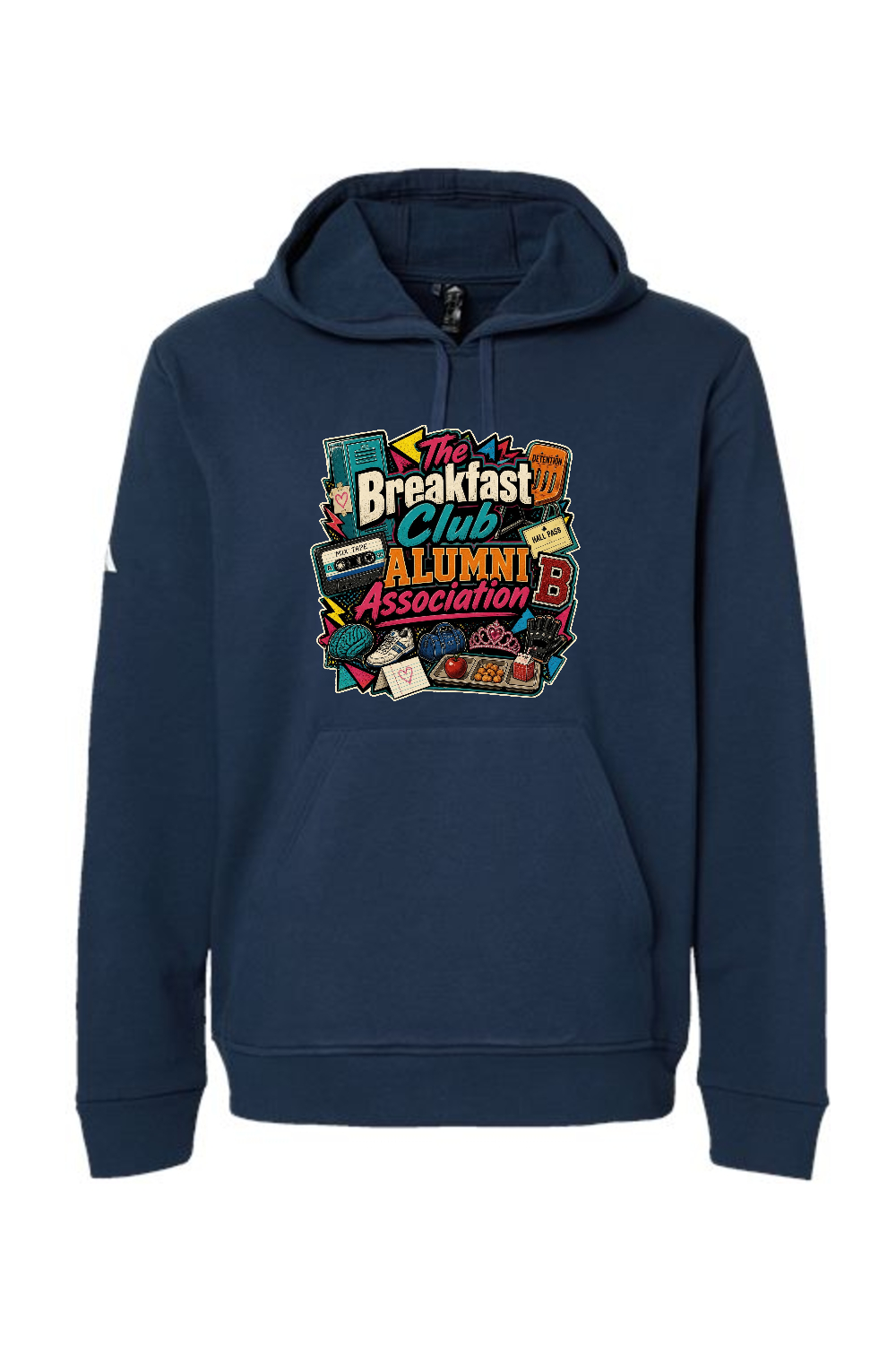 Adidas Fleece Hooded Sweatshirt: The Breakfast Club Alumni Association
