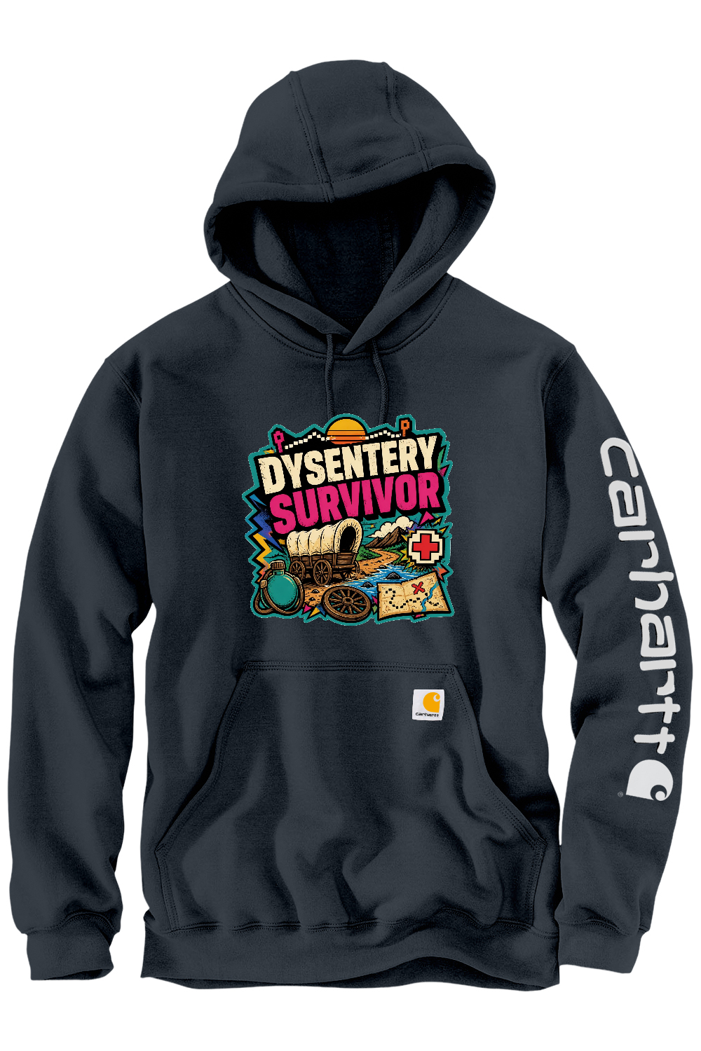 Carhartt Midweight Hooded Sweatshirt: Dysentery Survivor
