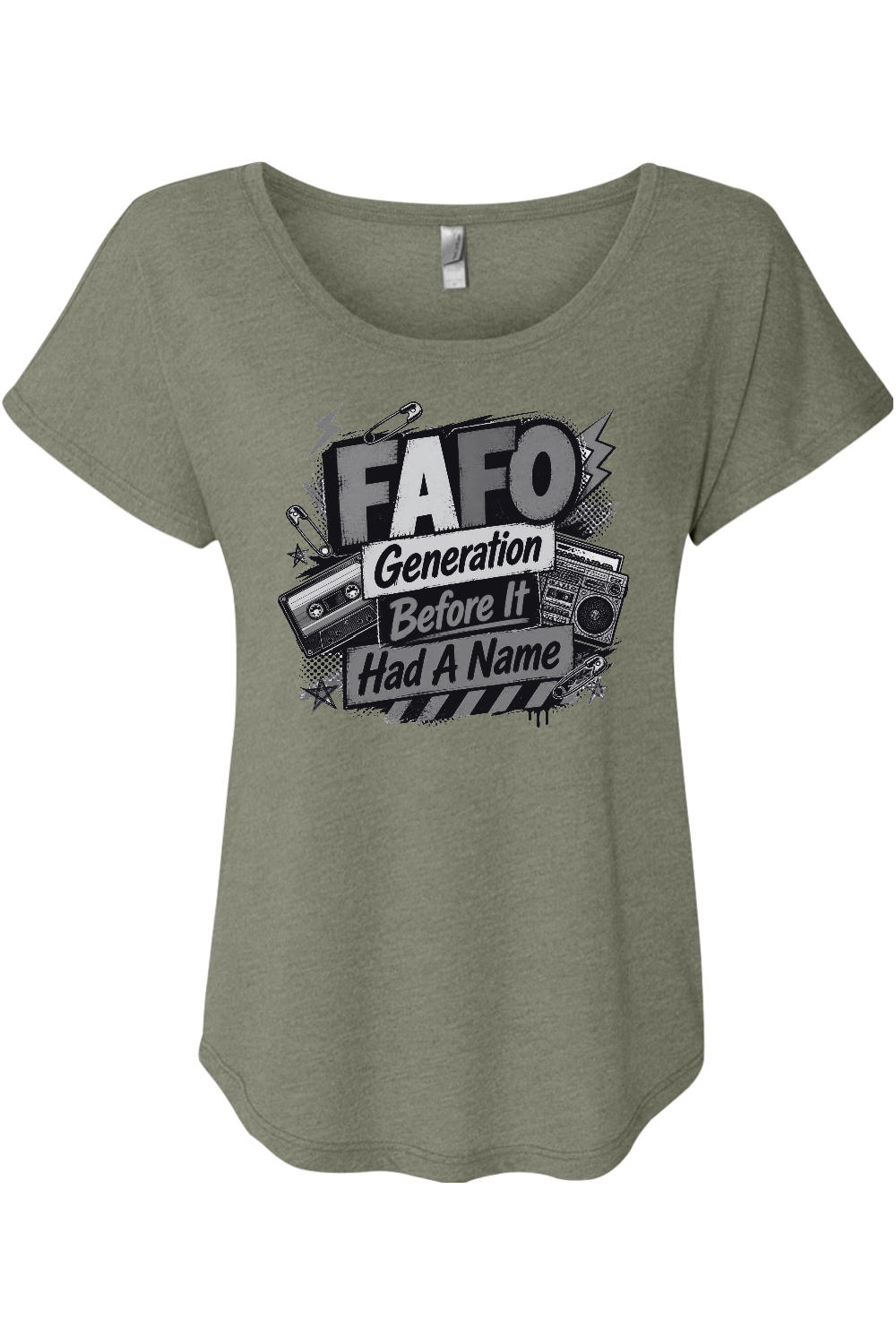 FAFO Generation Before It Had A Name Women's Triblend Dolman Tee